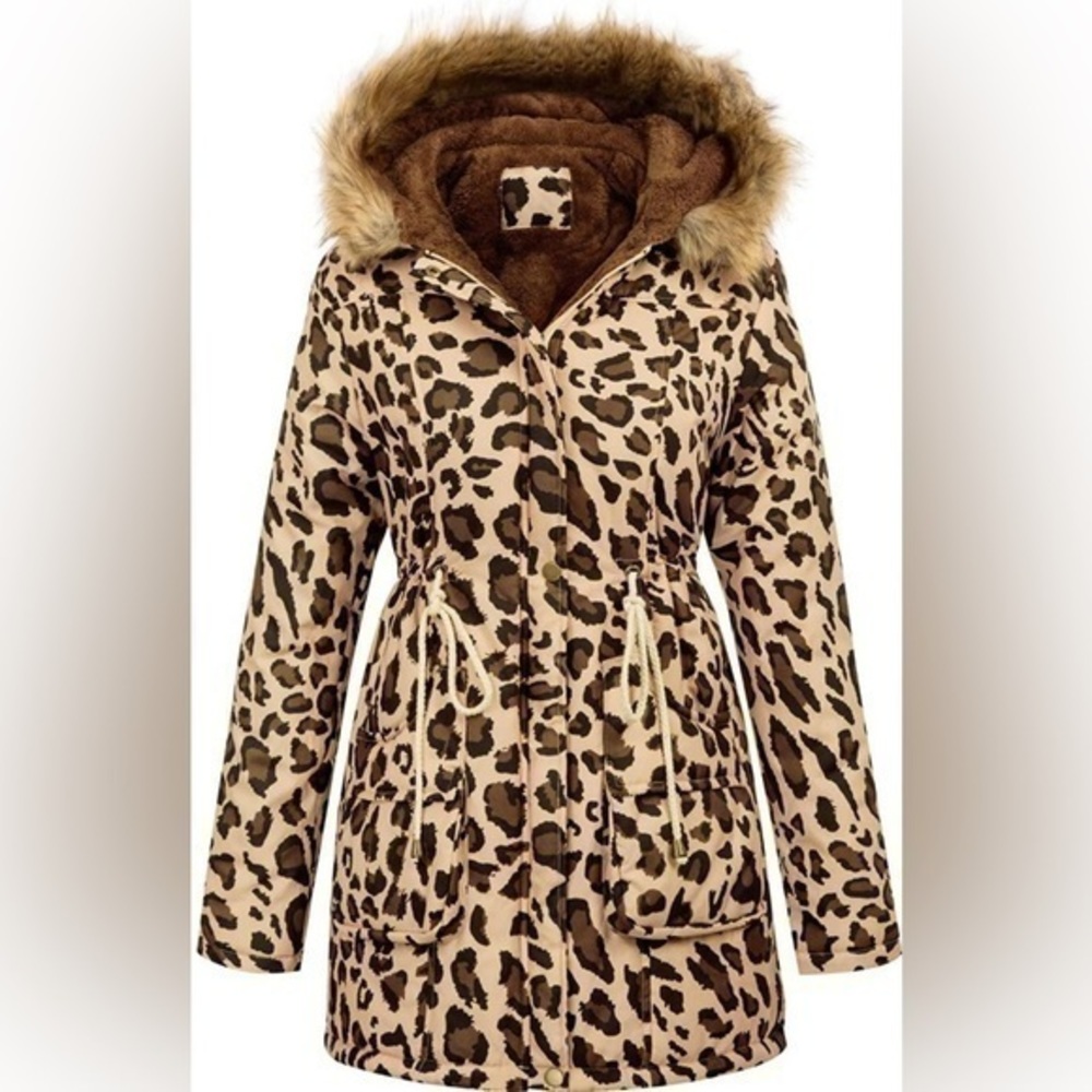 GRACE KARIN Womens Hood Warm Winter Thicken Fleece Lined Parkas Long Jacket Coat